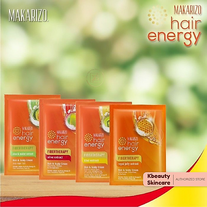 MAKARIZO HAIR ENERGY CREAMBATH SACHET 30g/60g