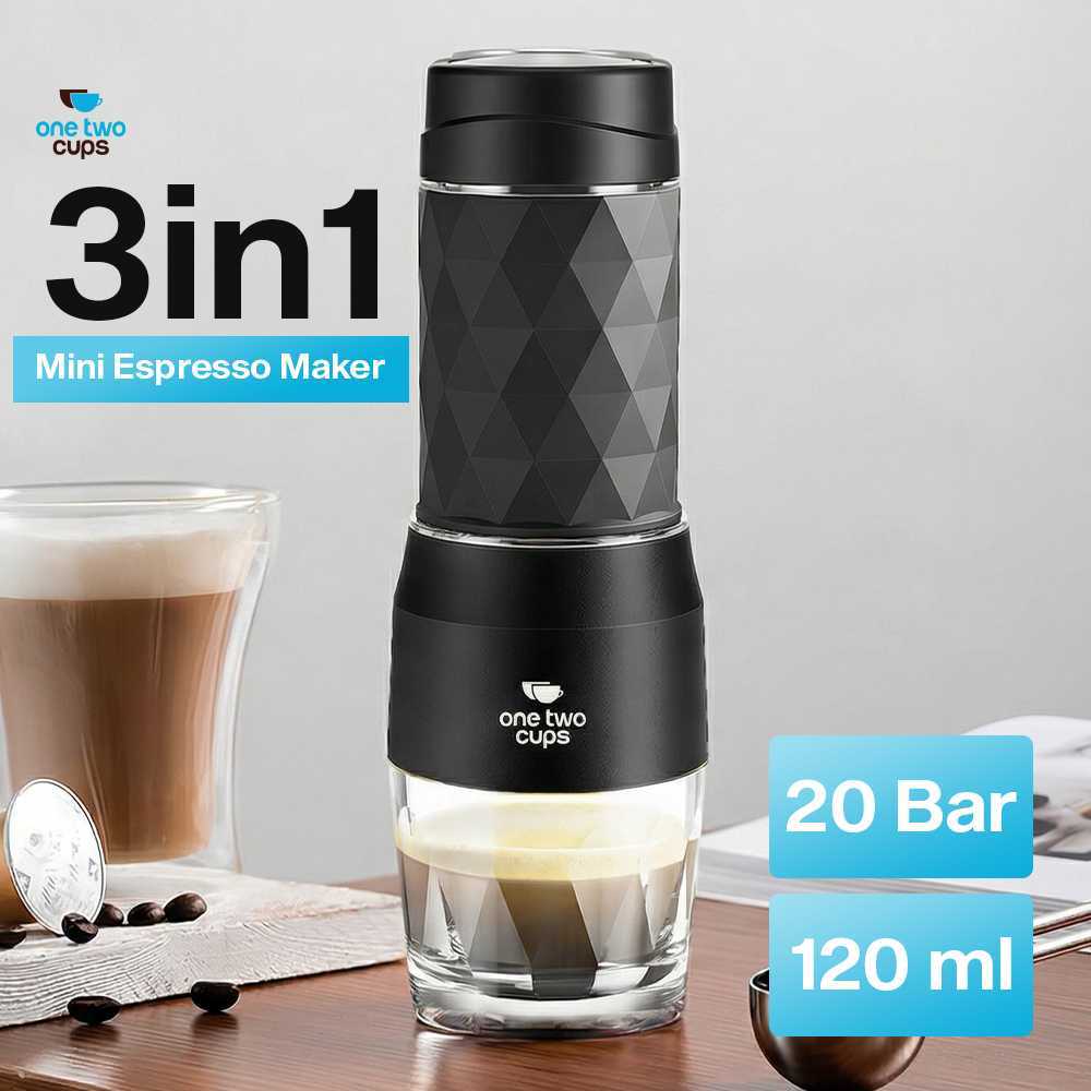 Hand Press Coffee Maker 3in1 20 Bar 120ml for Nespresso - HS-8439