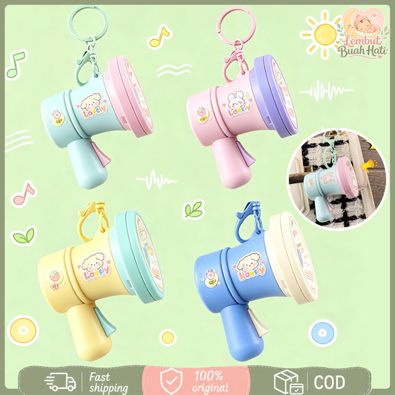 Perekam Speaker Kecil Gantungan Kunci Mini Voice Recorder Perekam Speaker Kecil Mainan Gantung Tas S