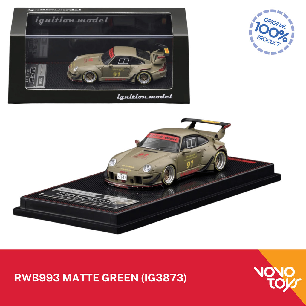 Ignition Model 1/64 RWB993 Matte Green