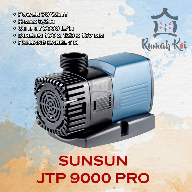 New Sunsun JTP 9000 pro original dus merah