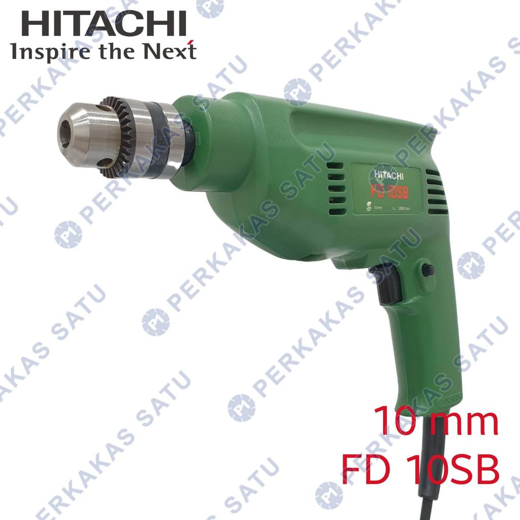 HITACHI MESIN BOR BESI 10 MM FD10SB DRILL 10MM BOR KAYU