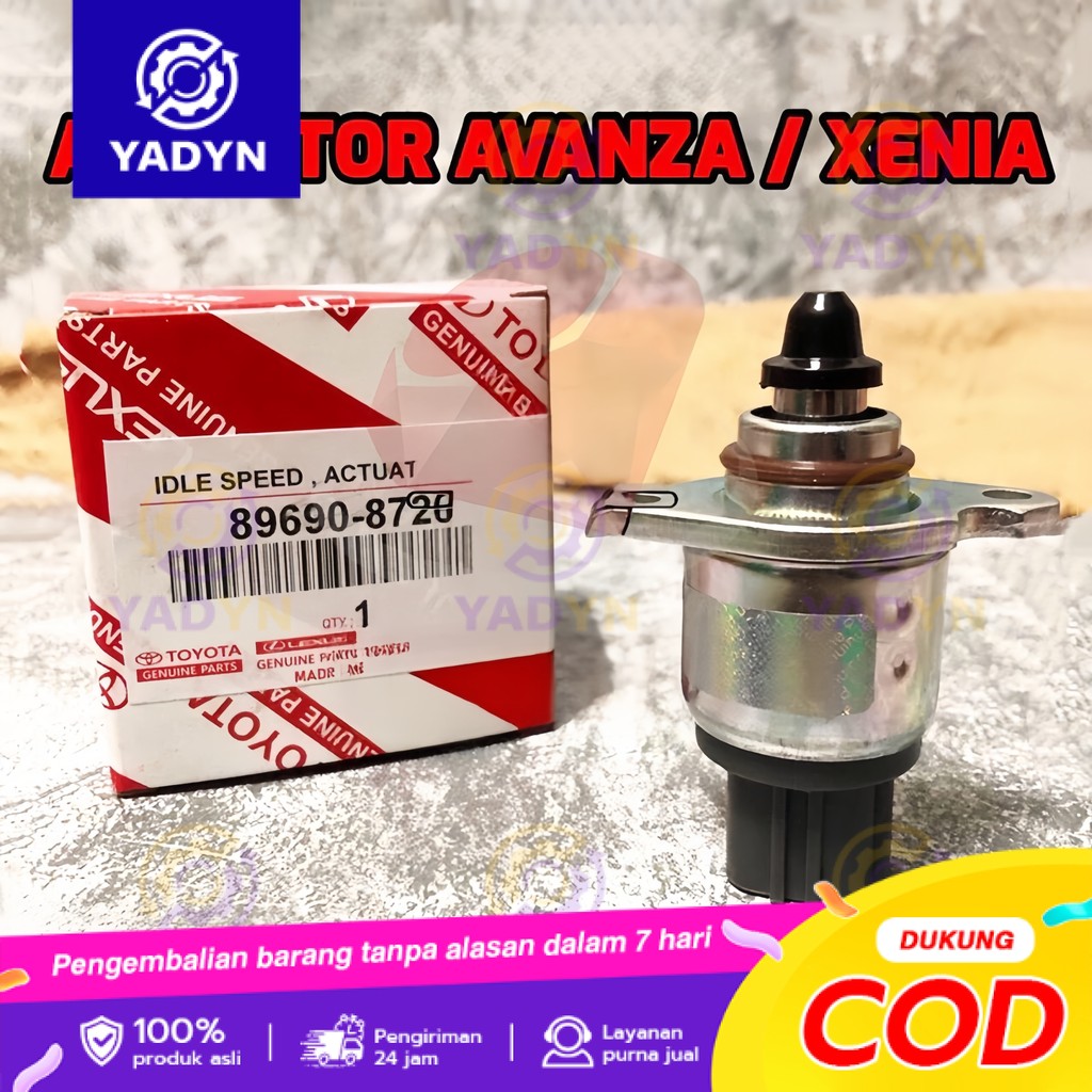 SWITCH ISC ACTUATOR AVANZA XENIA 1.0 1.3 1.5 RUSH TERIOS / SENSOR ISC TROTOL BODY IDLE SPEED CONTROL