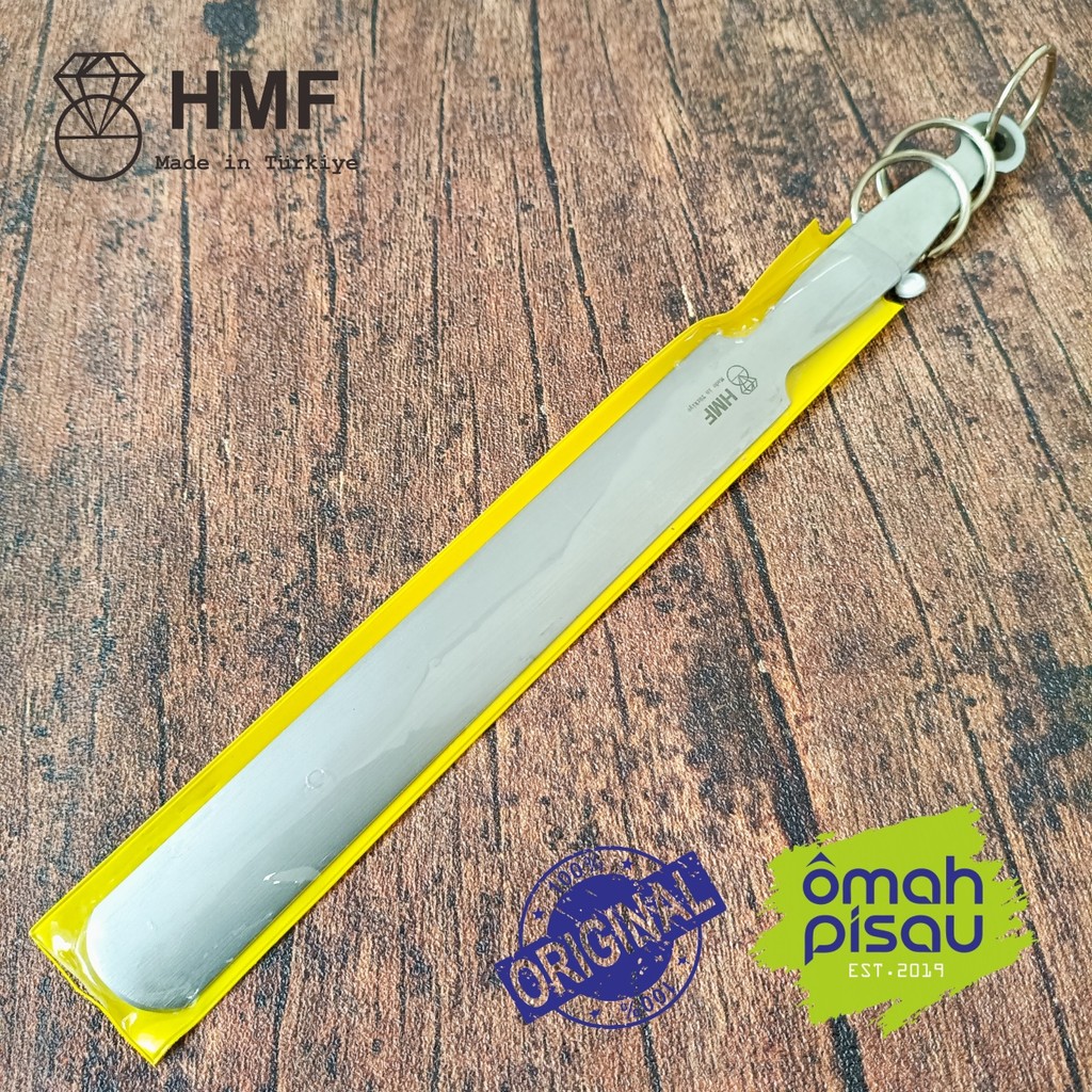 Sharpening steel pengasah pisau balkan steel hmf 25 cm oval made in turki original