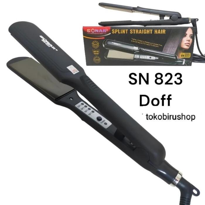 CATOKAN RAMBUT PELURUS SONAR 823 DOFF Curly Sisir Straightener - DOFF (823) SONAR