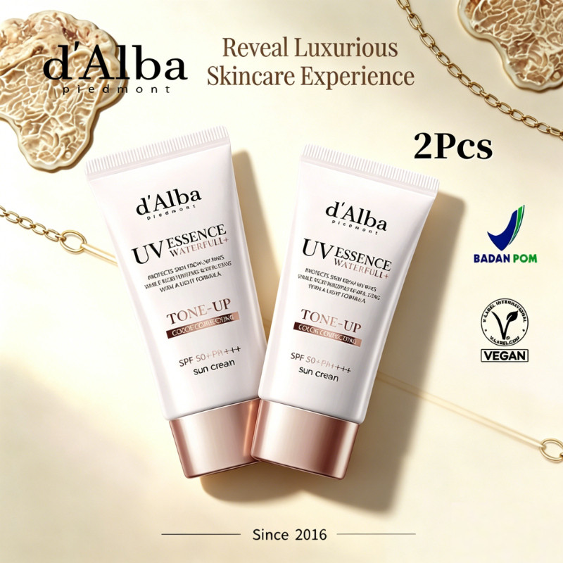 d'Alba Suncream Double Set (2Pcs d'Alba Waterfull Tone Up Sun Cream 50ml)