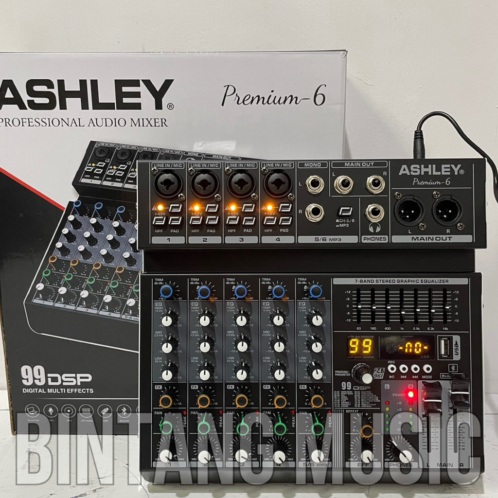 Mixer Ashley Premium 6 Original 6 Channel ashley premium6