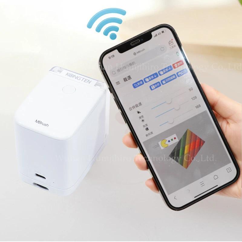 Edible Ink Printer Mobile Color Mini Handheld Printer Mbrush Portable Printers PrinCube Handheld Ink