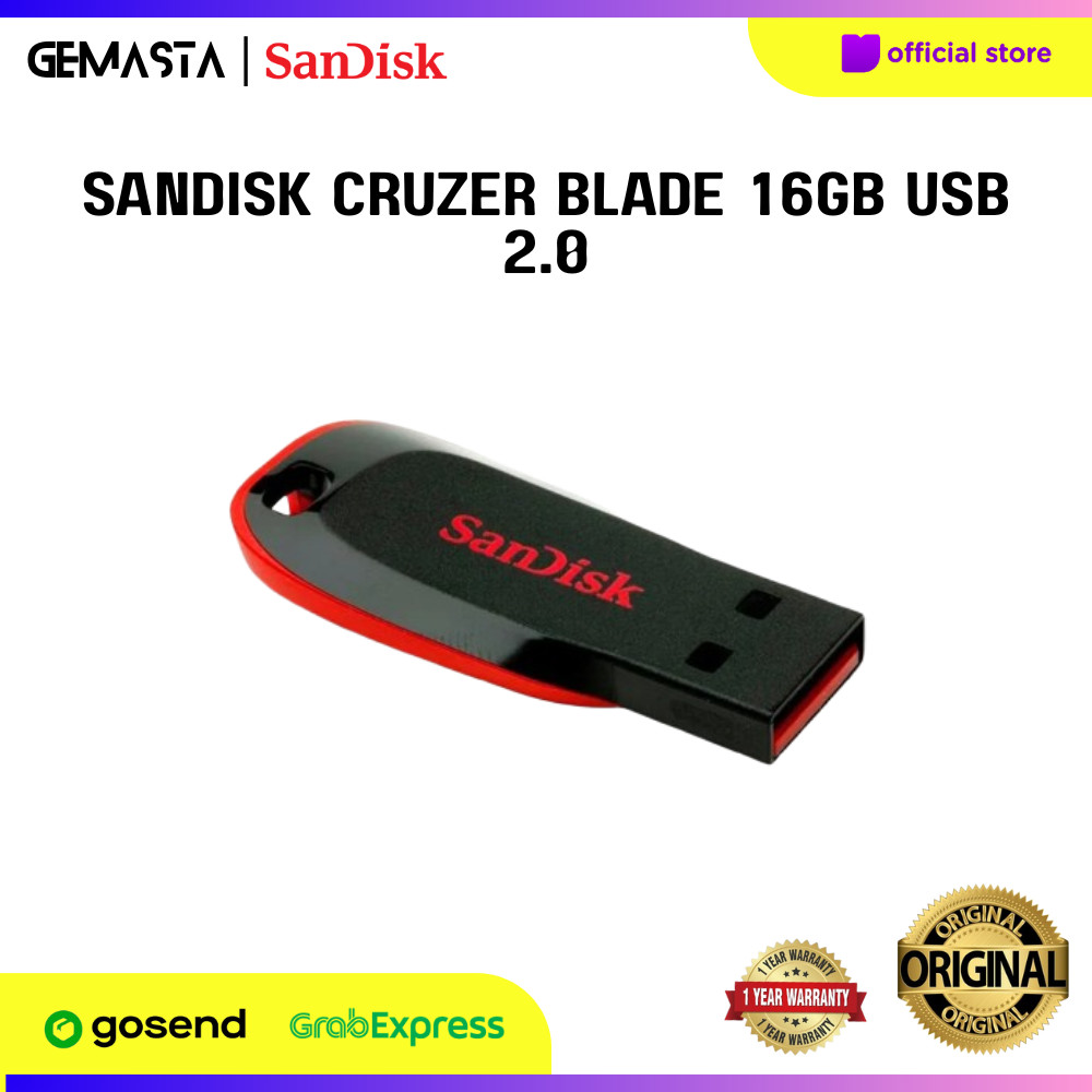 Flashdisk SanDisk Cruzer Blade 16GB
