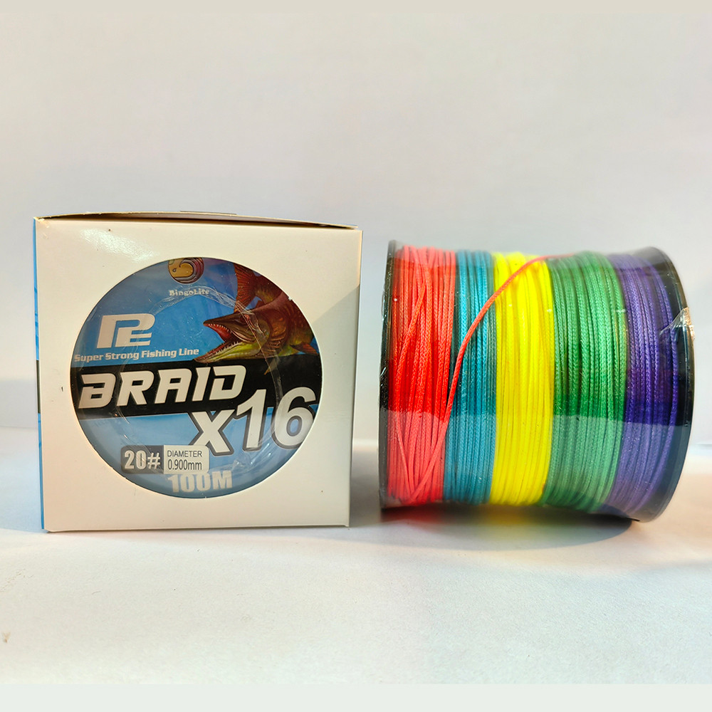 karrinustore - Benang PE X12 X16 Lure Pancing Jepang Braided Garis Profesional 100M Senar Pancing St