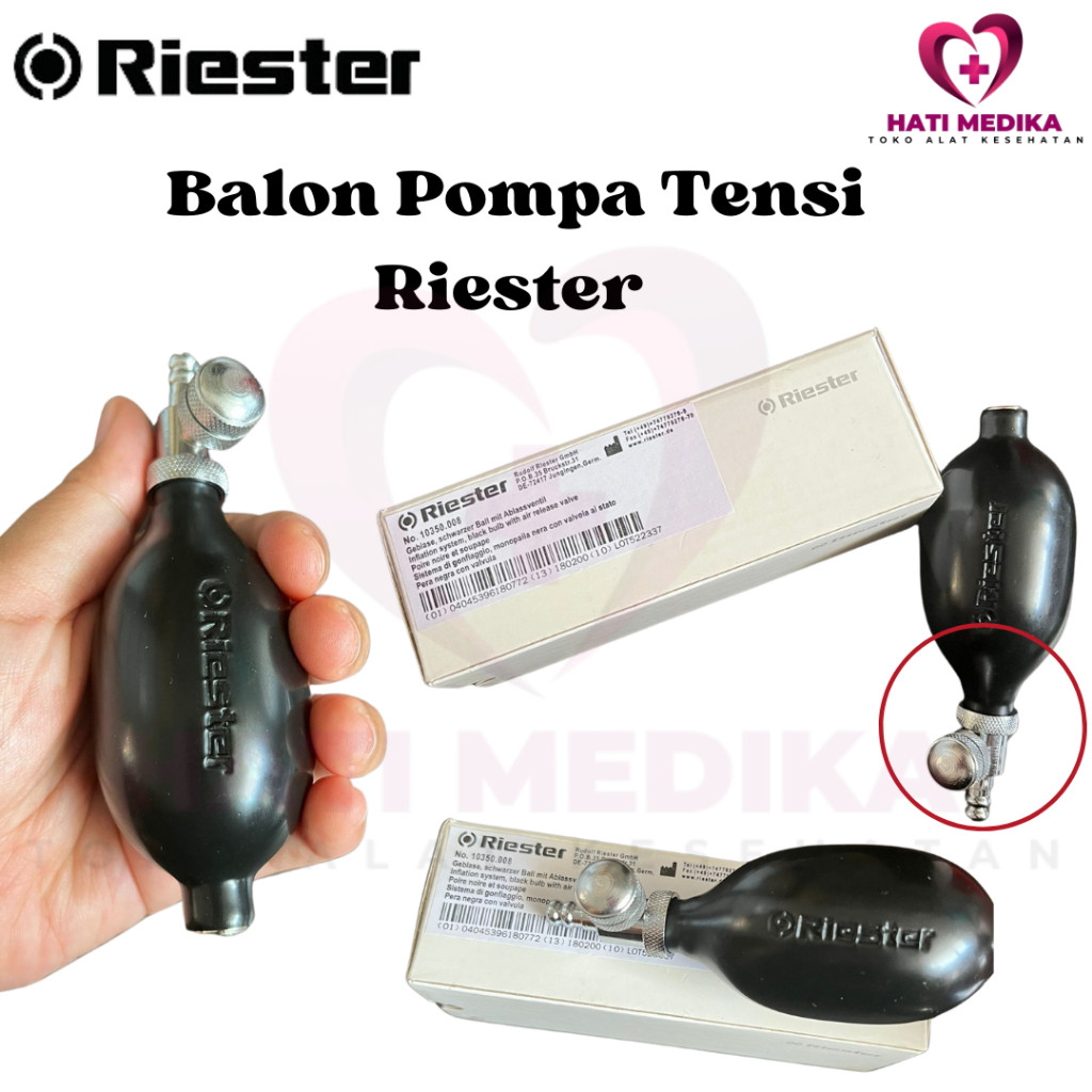 RIESTER | Balon Tensi Riester | Bola Pompa Tensi Riester | Bulb Riester