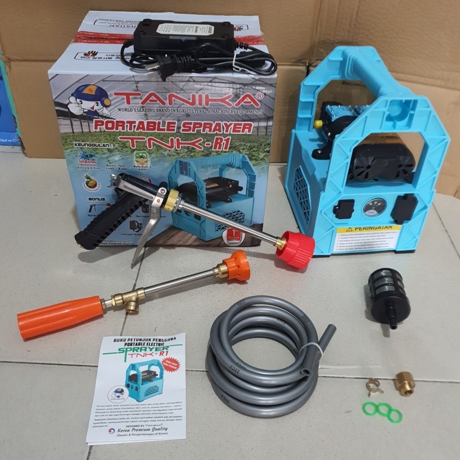 Sprayer Tanika TNK-R1 Mesin Sprayer Hama Elektrik Baterai Cas Mantap