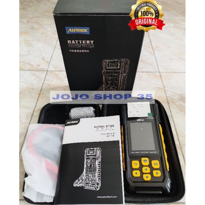 AUTOLL BT760 BT 760 bt760 12V 24V ,CAR BATTERY bt 760 autool TESTER ANALYZER BATERAI AKI PRINTER Aut