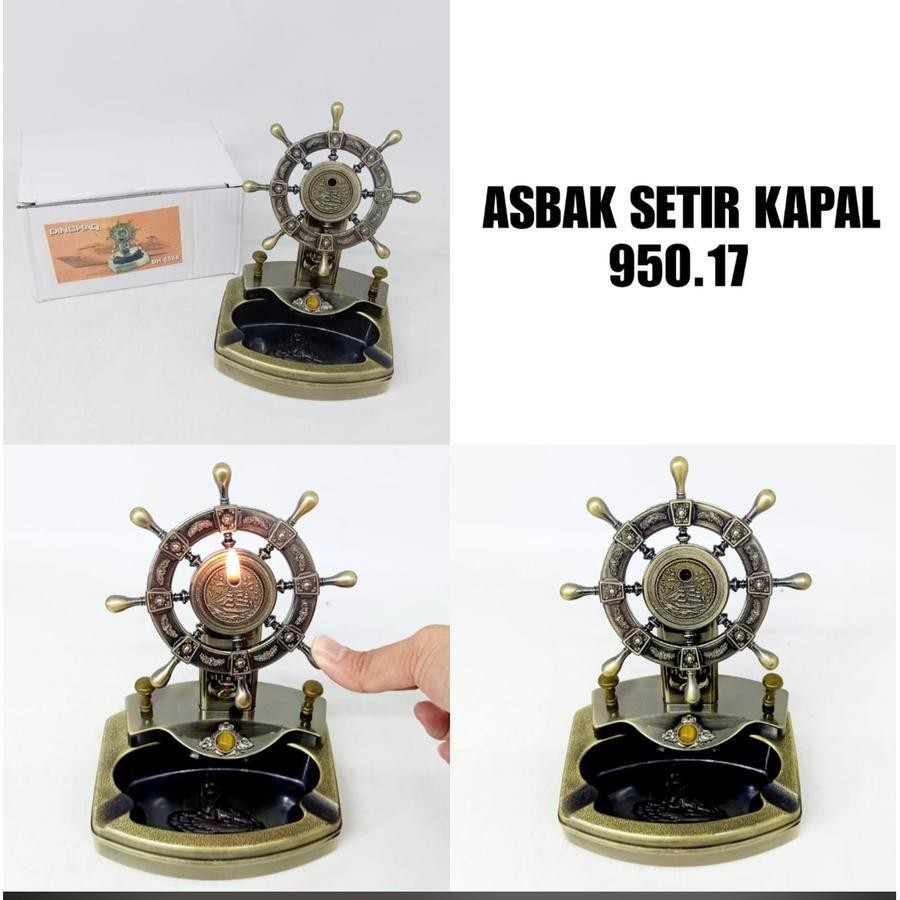 Asbak Korek kepala kuda 950.19 pematik api - Setir Kapal/kepala kuda