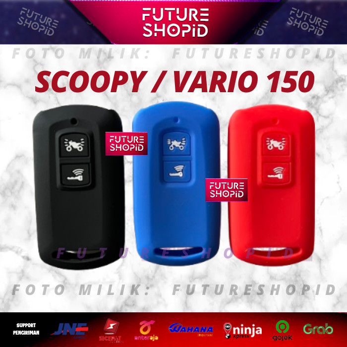 Sarung Remote Scoopy 2022 / Vario 150 Keyless 2020 Pelindung Kunci New