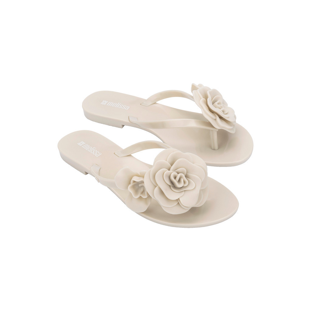 Sandal Jepit Wanita Melissa Harmonic Petals Ad Beige