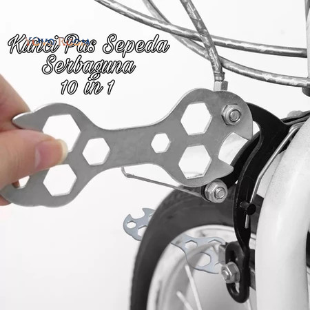 Kunci Pas 10 In 1 Serbaguna Praktis Dan Efisien/ Kunci Kones Sepeda  YOvo