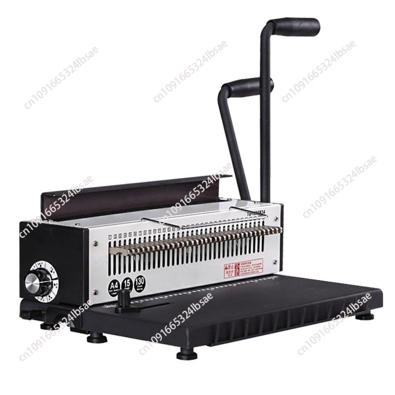 TD-1500B34 Manual Punching And Binding Machine A3A4 Document Iron Ring Punching Machine Pressing Rin