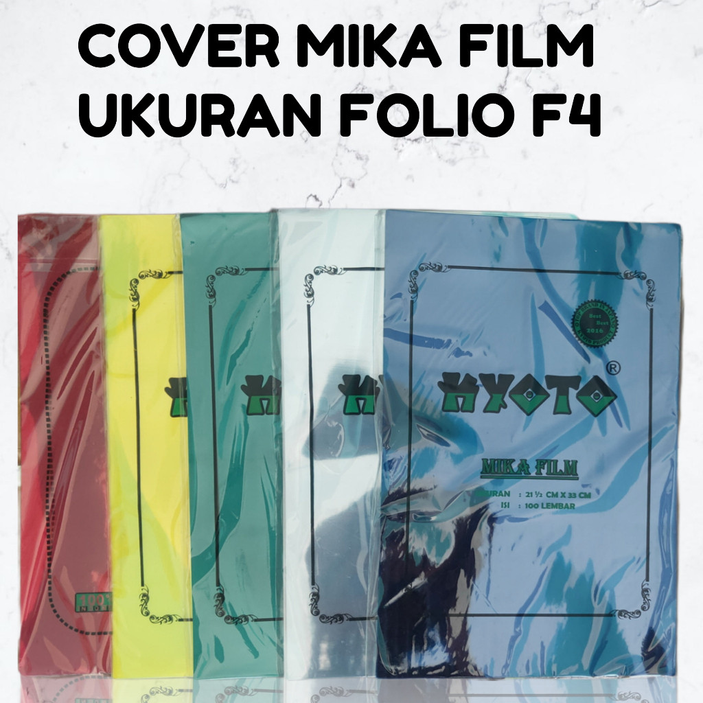 junghimarket - COVER MIKA FILM KYOTO/ Mika Jilid Warna/ Mika Plastik