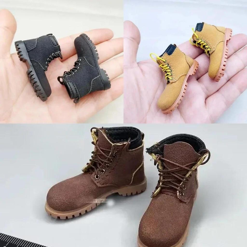 1/6 Scale Trendy Male Hollow Boots Shoes Combat Boots Shoes Model for 12in Solider PH JIAOU Action F