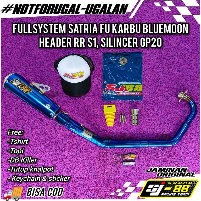 Knalpot SJ88 Satria Fu Karbu - GP20
