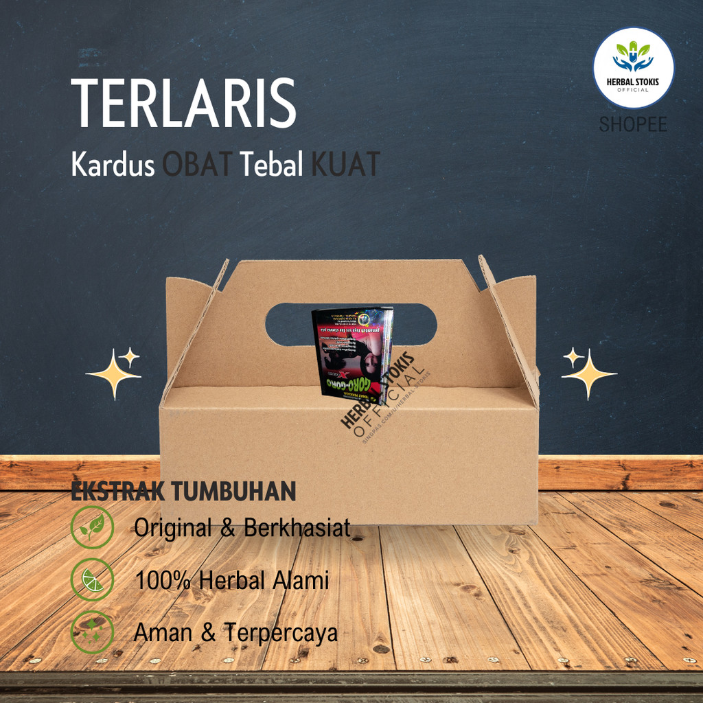 Kardus Obat Gambar GOR GOR Dijamin Original Tebal Kuat Dan Kokoh Tahan Banting Untuk Jangka Waktu La