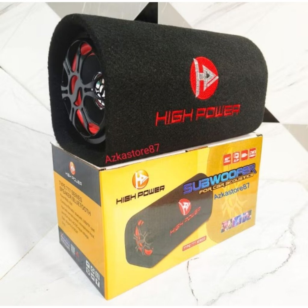 FULL BASSS MUSIK BOX TABUNG BLUETOOTH 2 COLOKAN MIC BISA DUET HIGH POWER 5INCH