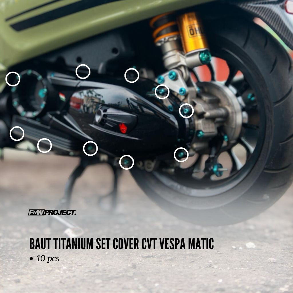 BAUT TITANIUM CVT VESPA MATIC