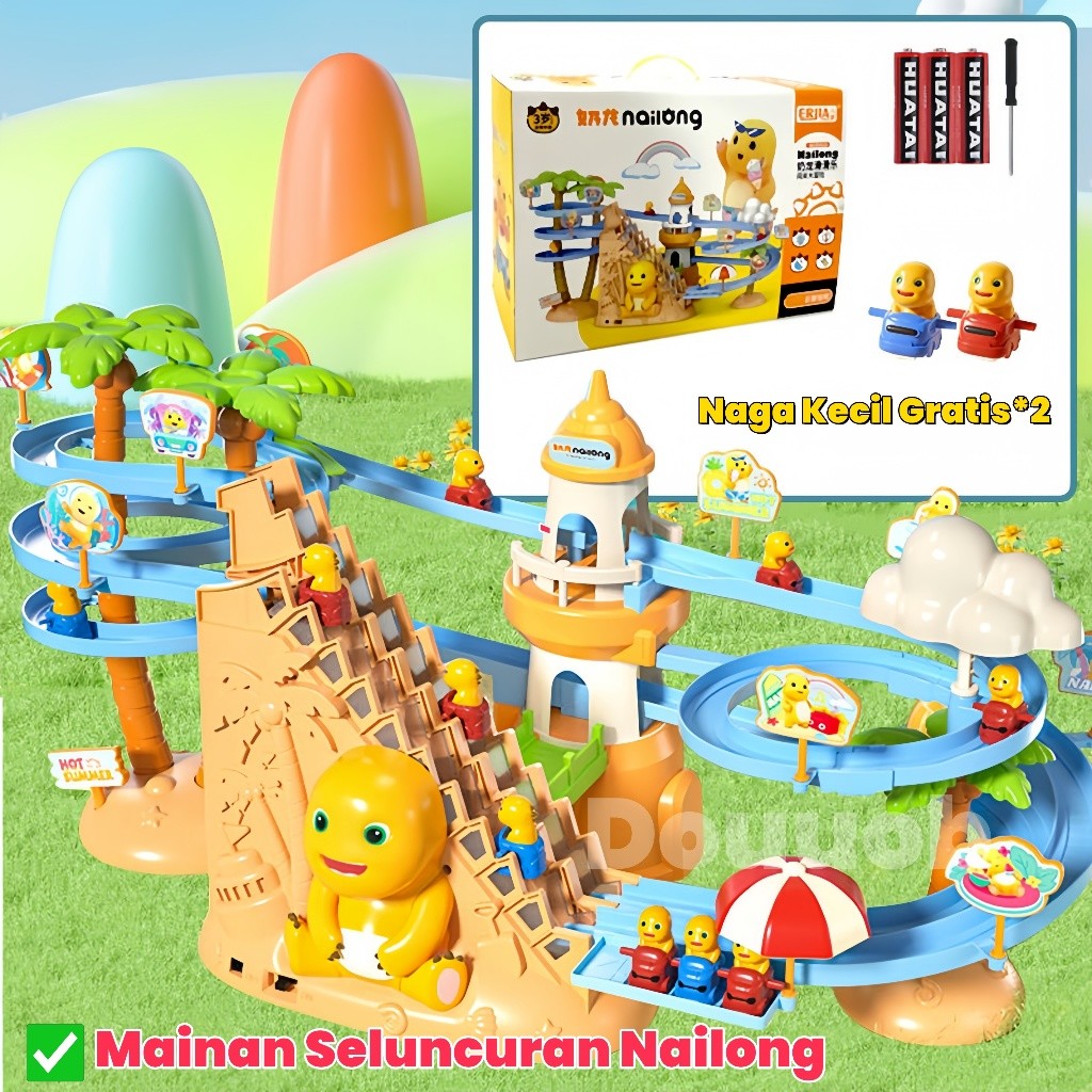 Perosotan Nailong/Tangga Kereta Nailong/Rel Musik Perosotan/Mainan Anak Laki-Laki/Mainan Perosotan/M