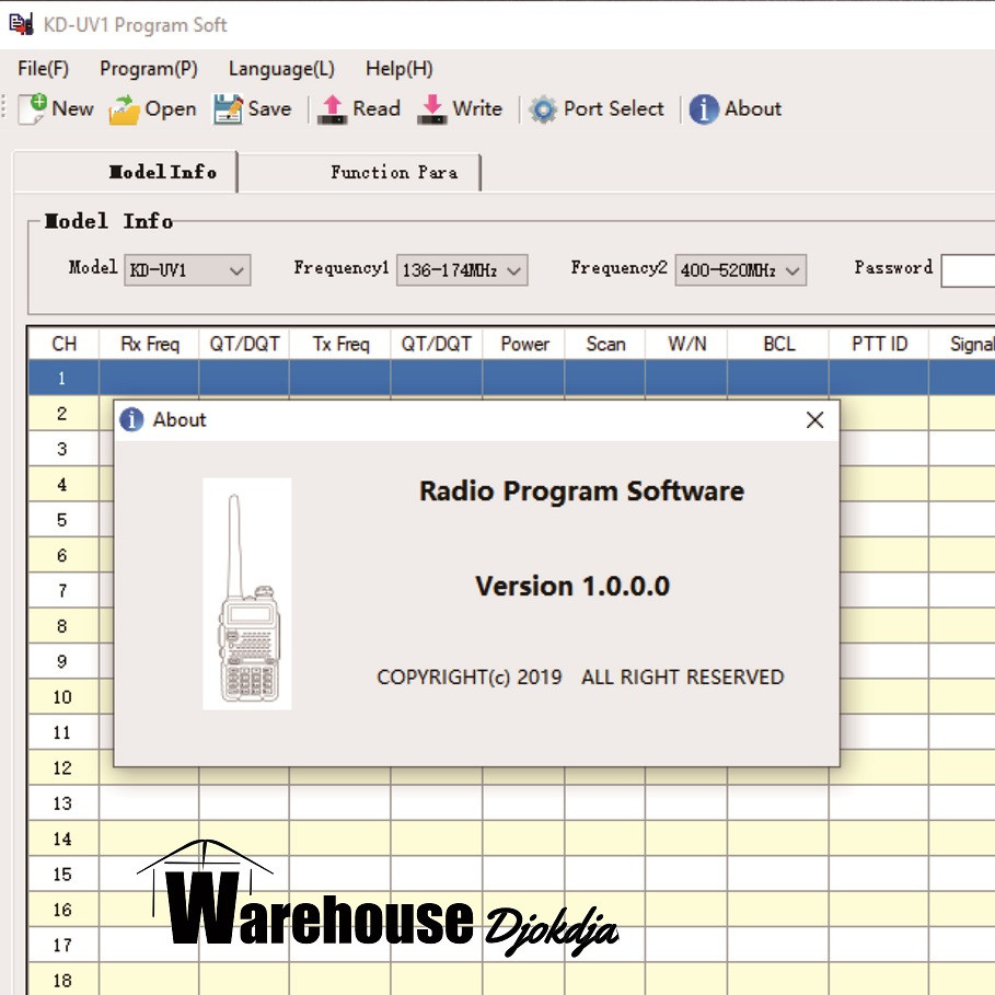 Software Program Handy Talkie WLN KD-UV1