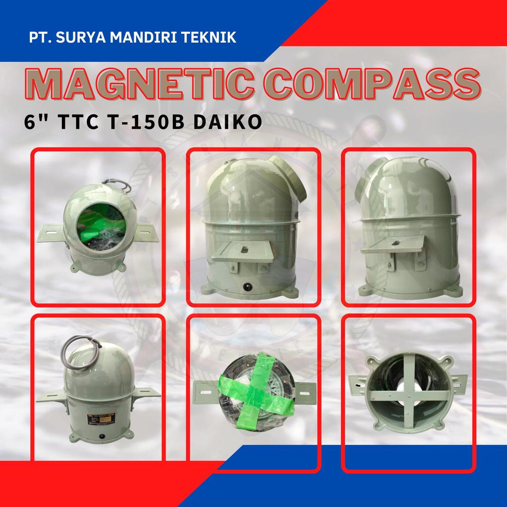 MAGNETIC COMPASS 6" TTC T150B DAIKO