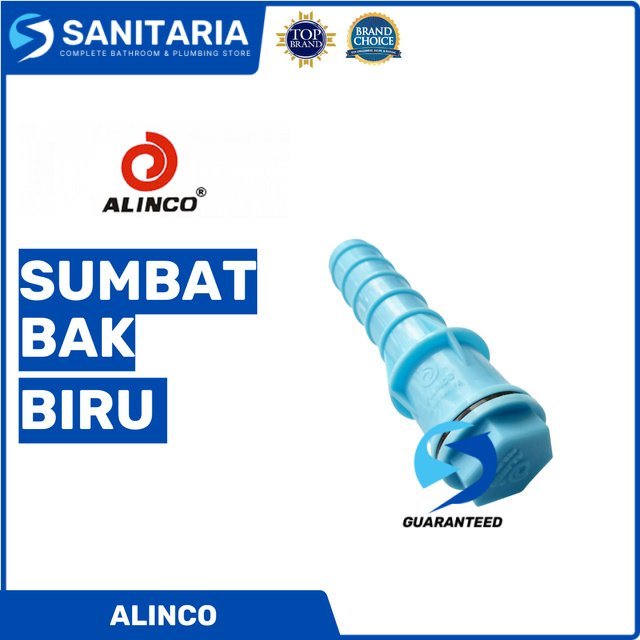Sumbat Bak Biru Alinco / sumpel bak kamar mandi