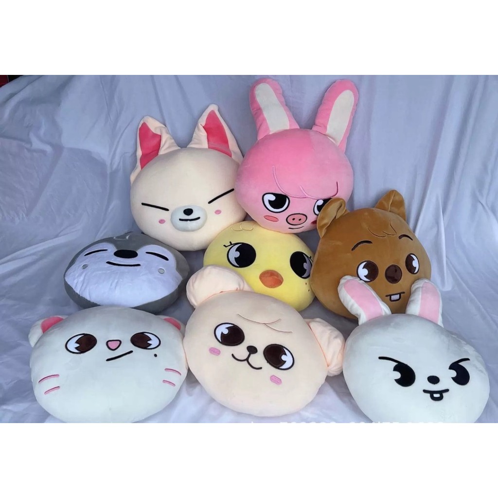 2025 SKZOO Li Longfu Lee Know Fang Canbang ang Wolf Cub Pillow Stray ildren Cartoon Cushion