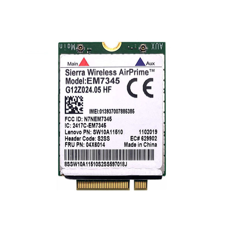 EM7345 4G LTE / HSPA+ Mobile Broadband 4G CARD WWAN Module 04X6014 for Lenovo Thinkpad T440 W540 T44