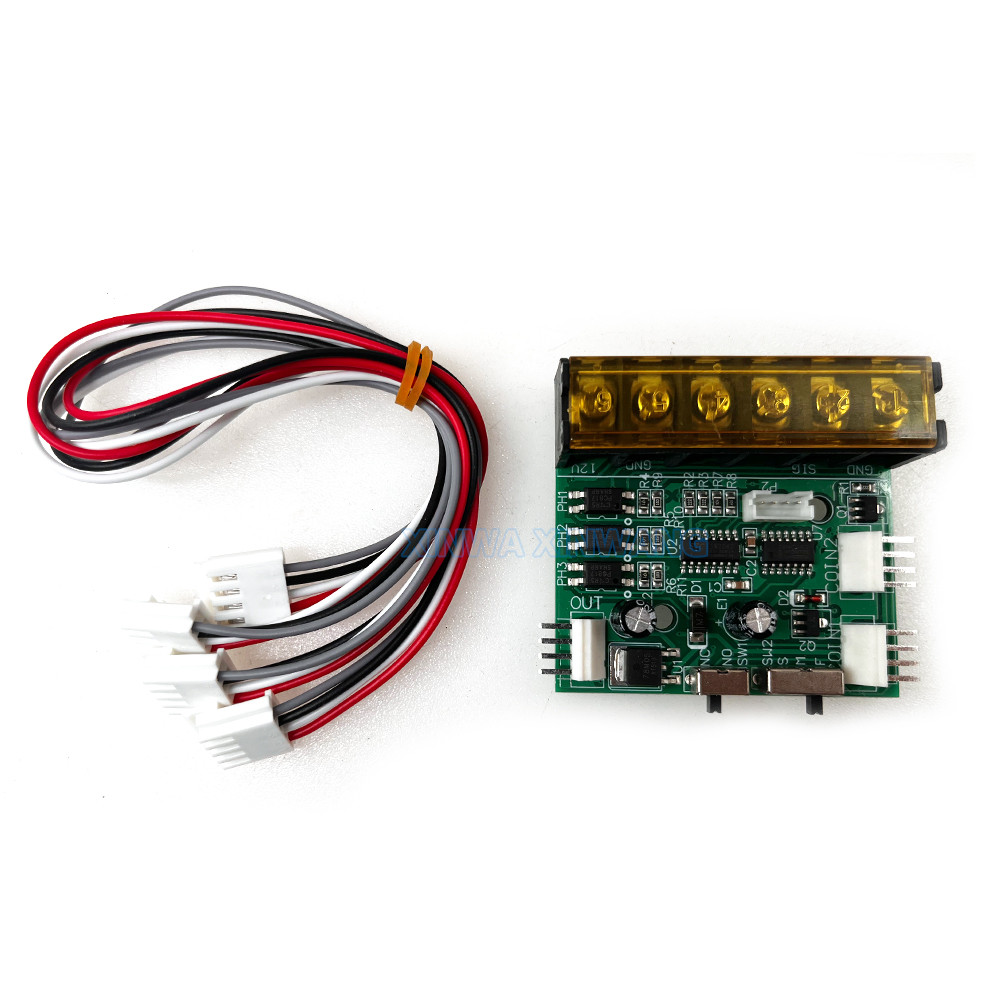 Connector Converter Board For Coin Acceptor To Bill Acceptor Banknote Validator Signal Extension Car