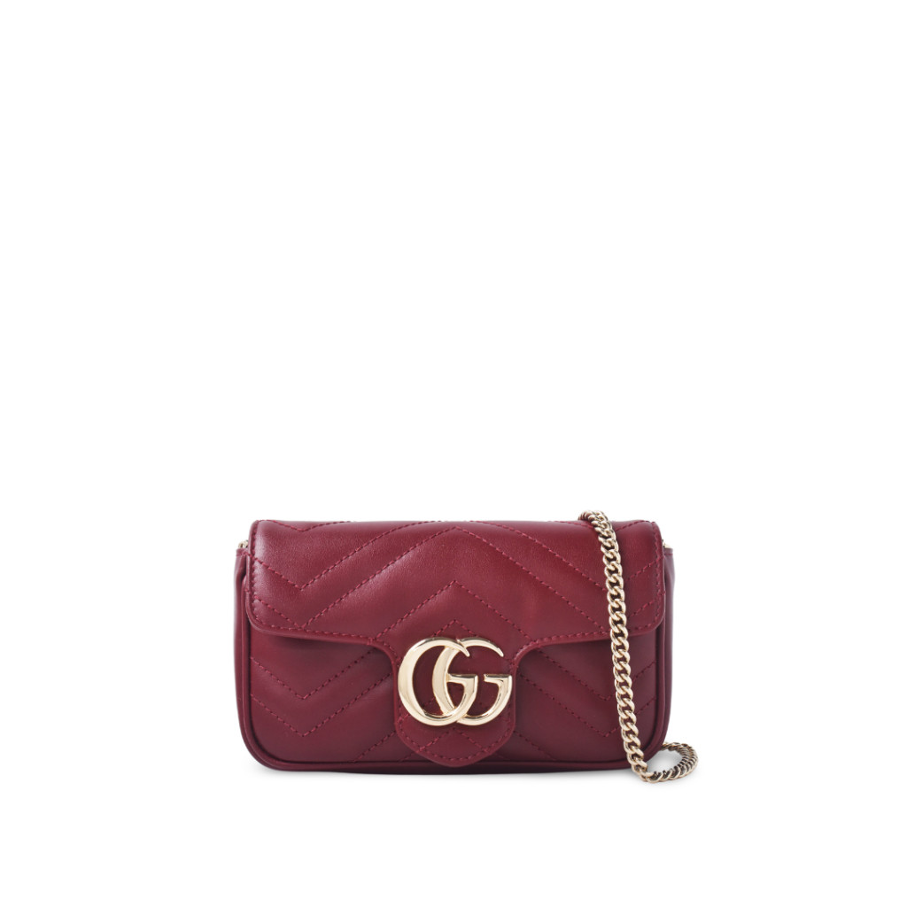 GG marmont super mini bag Lghw