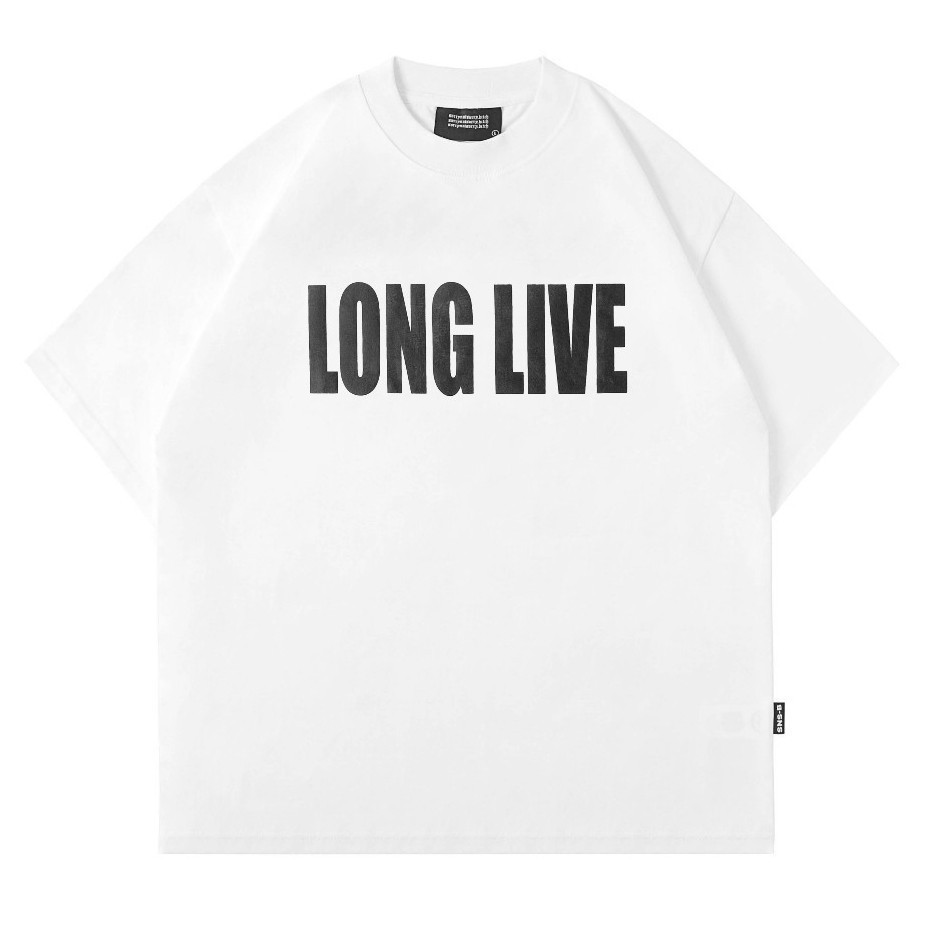 SNSB WORLD | LONG LIVE.WHITE | TSHIRT | SORRYNOTSORRY.BI+CH | SNSB