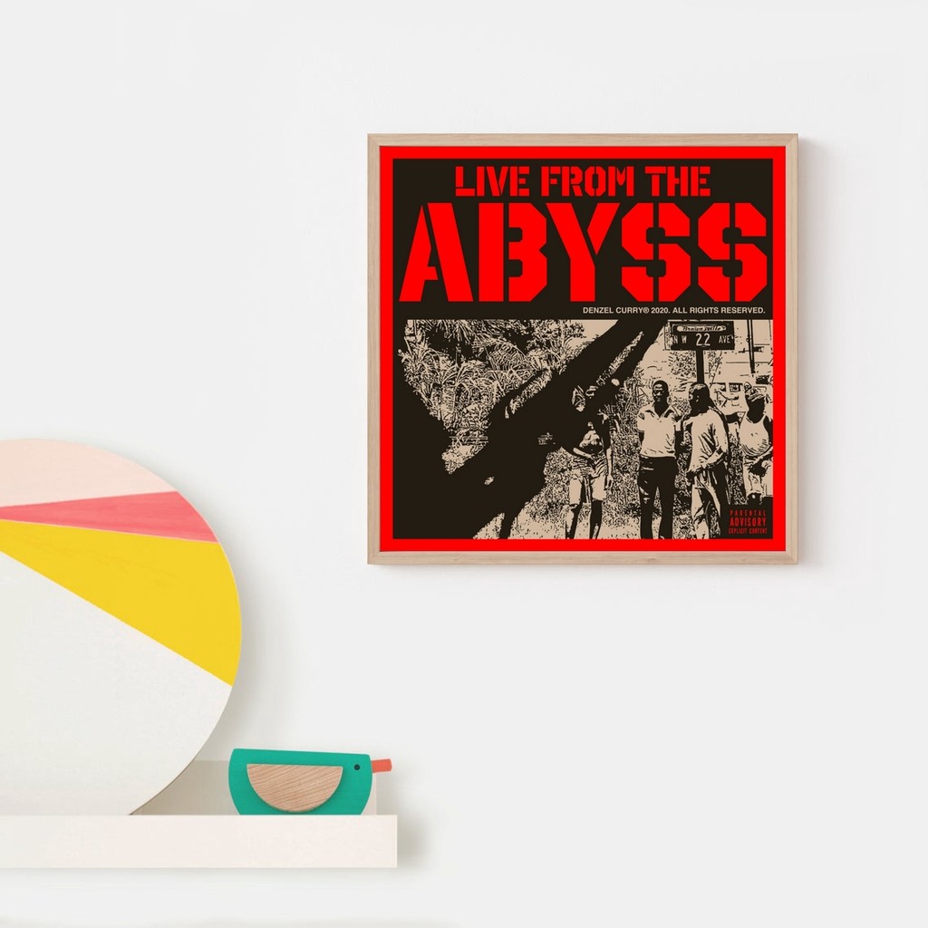 Denzel Curry Live From The Abyss Music Album Poster Canvas Print Home Decoration wall Painting (No F