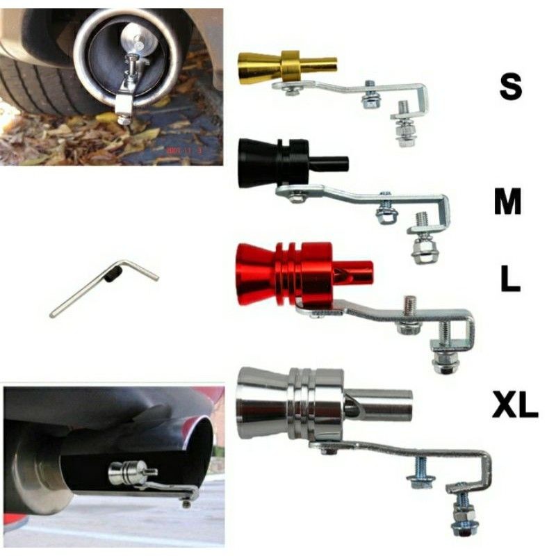 Penyiul Turbo Knalpot Mobil Whistler / Peluit Turbo , Penyiul Knalpot Mobil Motor Fake Turbo Whistle