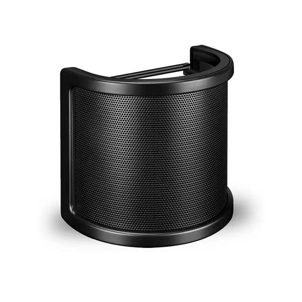 Condenser Microphone Filter Metal Mesh Foam Streaming Media Recording Microphone Windscreen Cover Fo