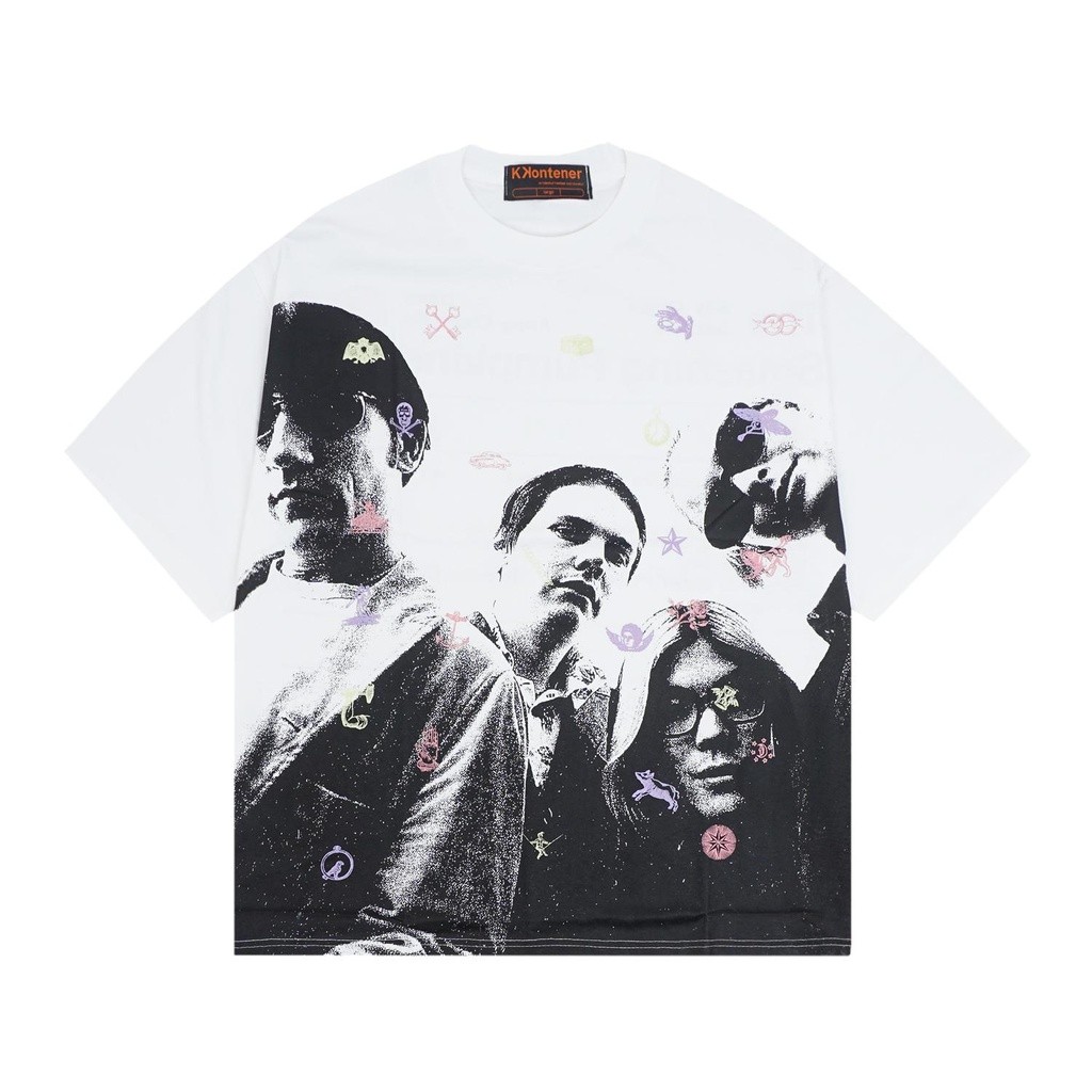 COD KKONTENER ADORE "THE SMASHING PUMPKINS" OVERSIZE TSHIRT WHITE