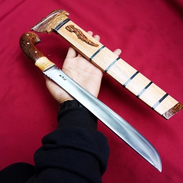 (markas) ramadhan golok sembelih jati super tajam ASLI CIBATU (bilah)