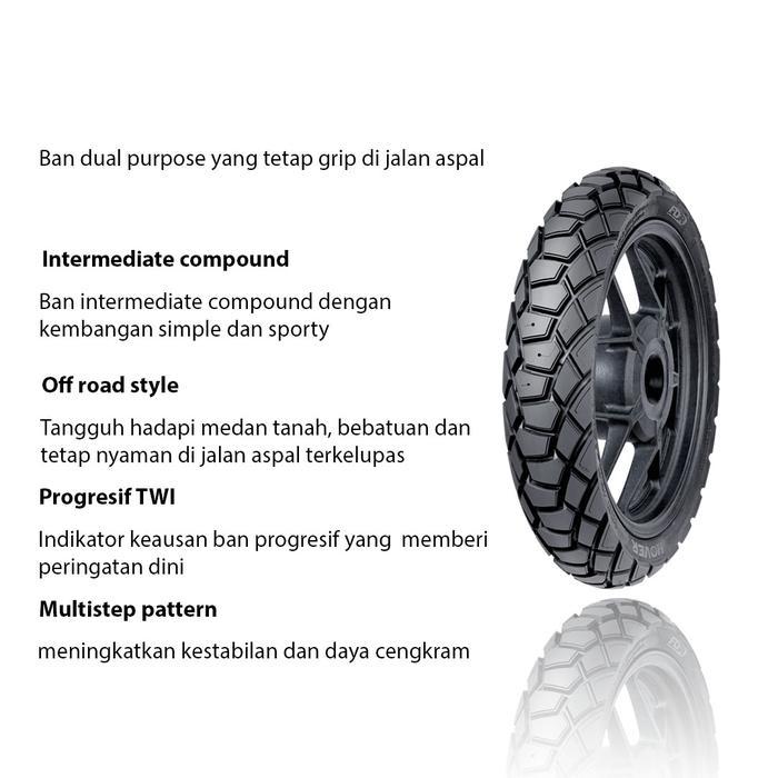 FDR Tubeless HOVER TL Ban Motor untuk X-Ride, Honda Beat Street semi offroad accessories motorcycle 