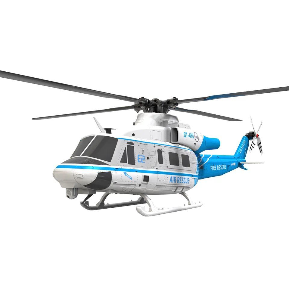 Helikopter RC GOOSKY E2 BARU Skala 1:35 UH-1Y 24G 6CH Motor Brushless Ganda Direct Drive BNF / RTF d