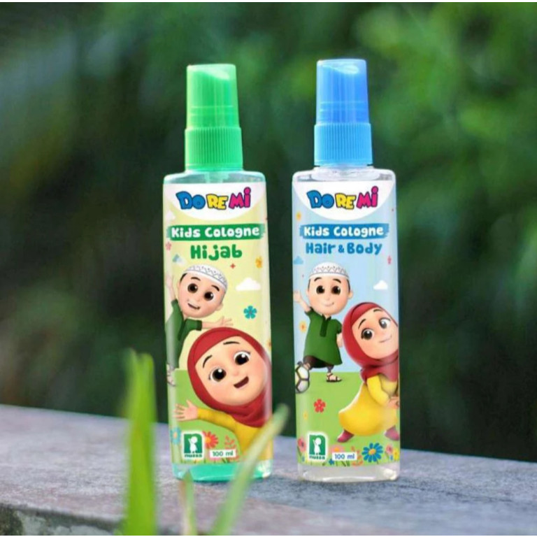 Doremi Kids Nussa Cologne Hijab - DOREMI Kids Cologne Hair & Body - Parfum Anak (100ml)