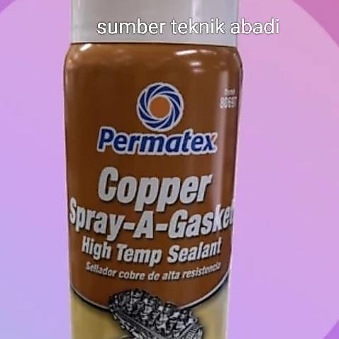 PERMATEX COOPER SPRAY A GASKET HIGH TEMP SEALANT