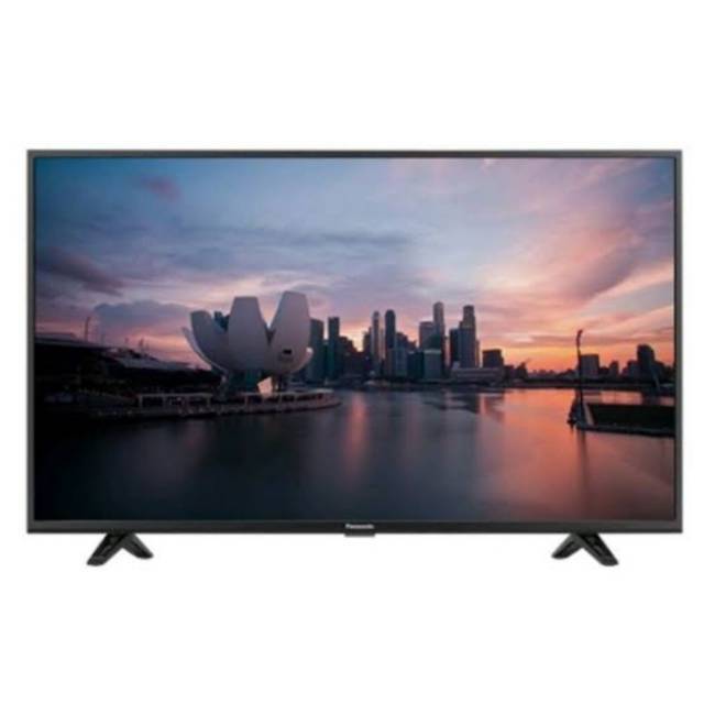 ll TV LED LCD PANASONIC 43F306 43 F 306 IN INCH " MONITOR USB MOVIE HDMI VGA FULL HD GARANSI MURAH S