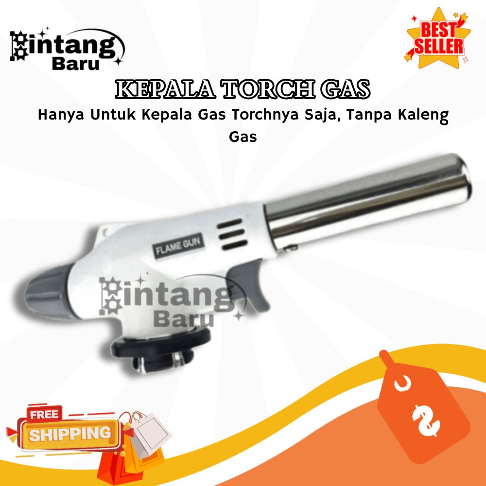 KEPALA TORCH GAS  KEPALA TORCH KALENG PORTABLE GAS  -BB