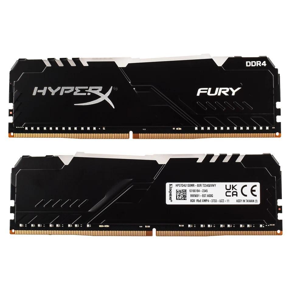 HyperX FURY RGB DDR4 8GB 16GB 2666MHz 3200MHz 3600MHz 3733MHz MM XMP Memoria Ram 288pin 12V for Desk