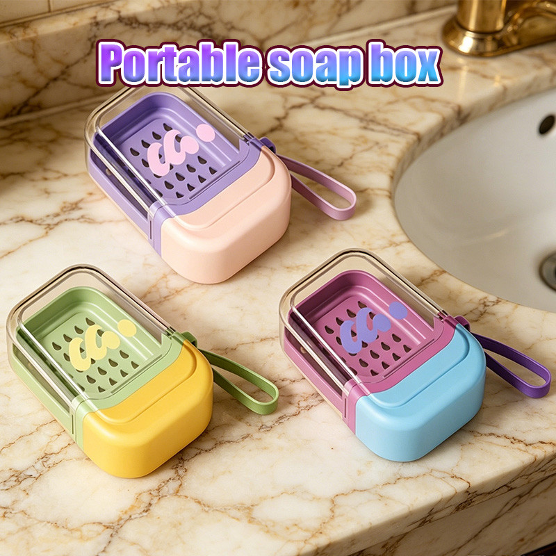Tempat sabun batang traveling Tempat sabun mini Kotak sabun batang traveling tempat sabun kecil